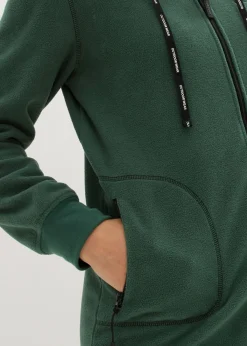 bonprix bonprix Chaqueta polar con bolsillos con cremallera verde mate Discount