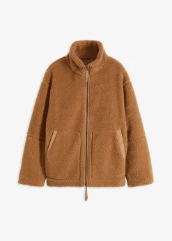 bonprix bonprix Chaqueta polar con forro Camel Online