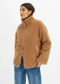 bonprix bonprix Chaqueta polar con forro Camel Online
