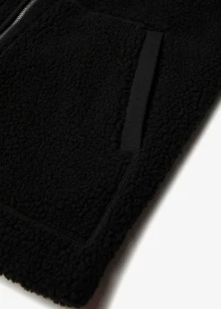 bonprix bonprix Chaqueta polar con forro Negro Discount