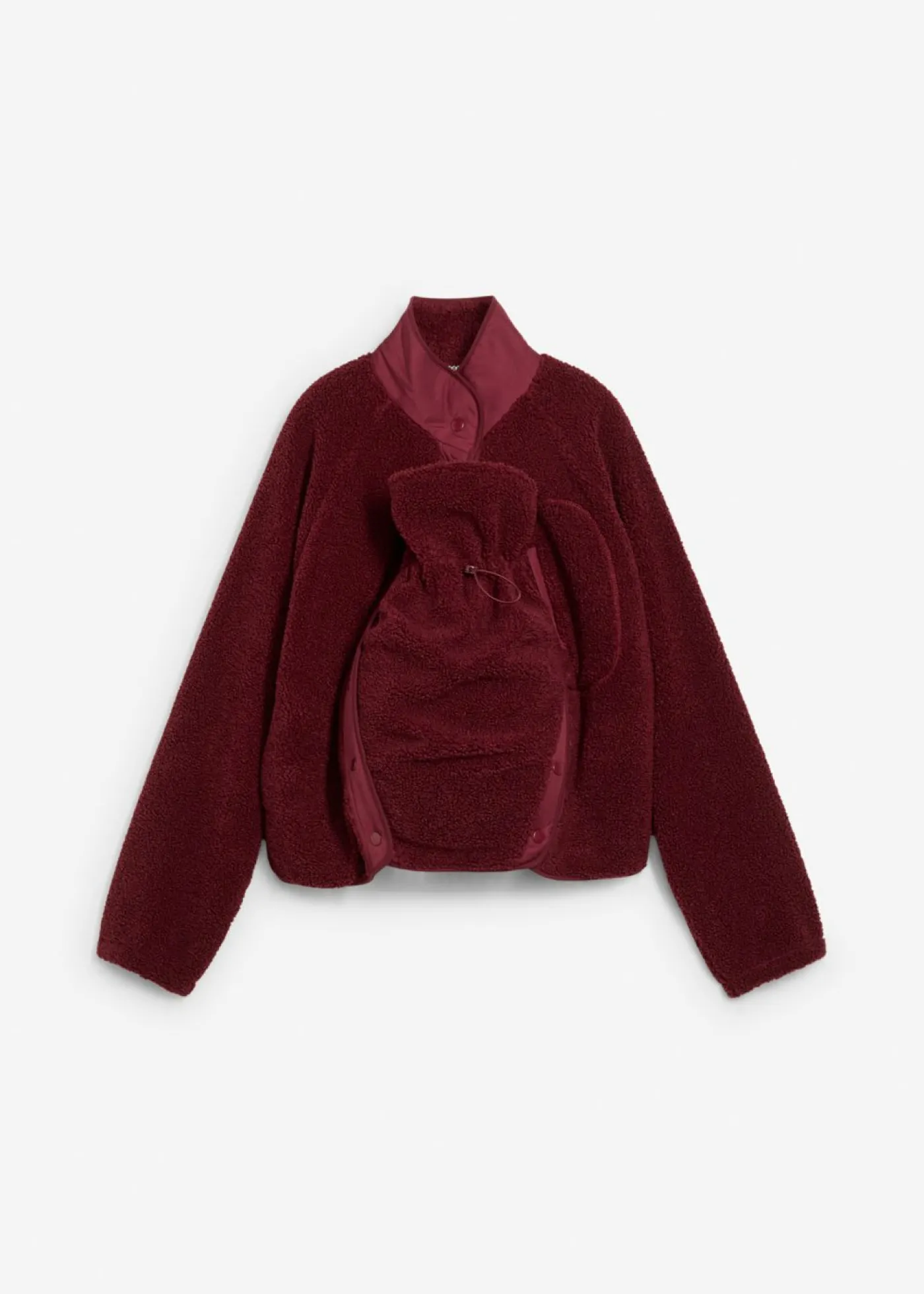 bonprix bonprix Chaqueta polar premamá/de porteo 3 en 1 mora oscuro Online