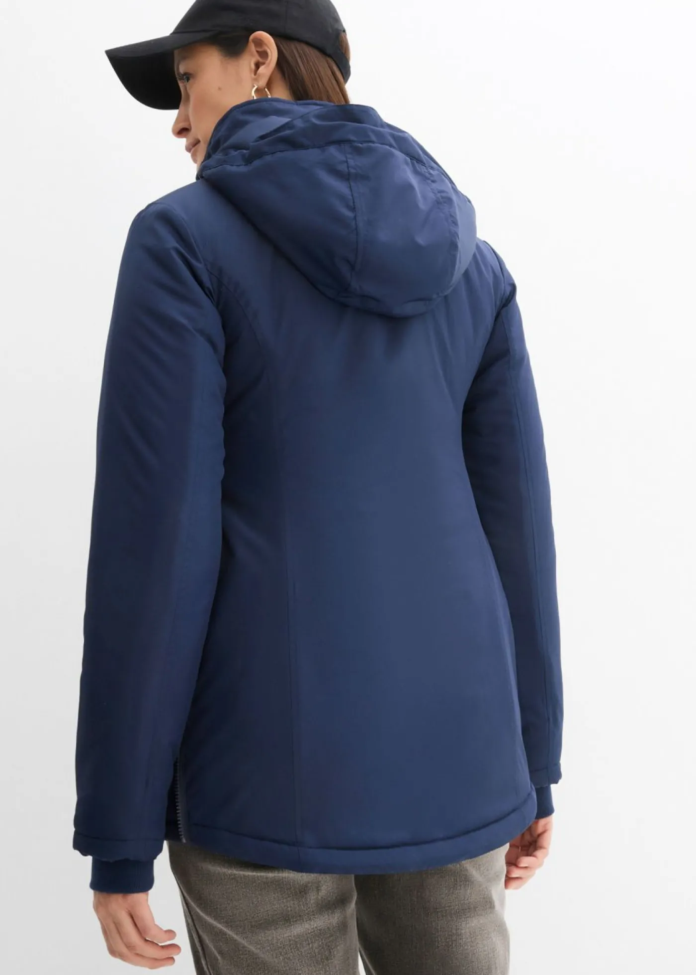 bonprix bonprix Chaqueta premamá 3 en 1 con inserto de porteo Azul marino Outlet