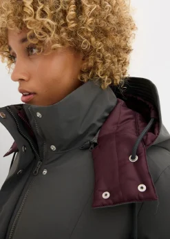bonprix bonprix Chaqueta repelente al agua para exteriores con aspecto 2 en 1 antracita New