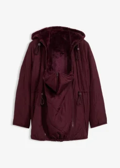 bonprix bonprix Chaqueta reversible 6 en 1 para durante y después del embarazo rojo burdeos Online