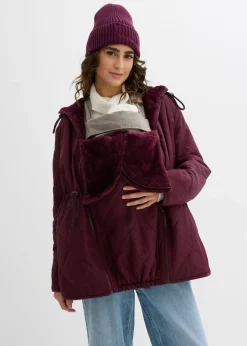 bonprix bonprix Chaqueta reversible 6 en 1 para durante y después del embarazo rojo burdeos Online