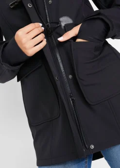 bonprix bonprix Chaqueta Softshell Negro Hot
