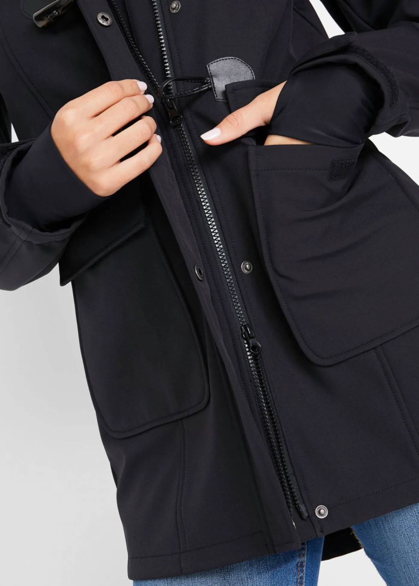 bonprix bonprix Chaqueta Softshell Negro Hot