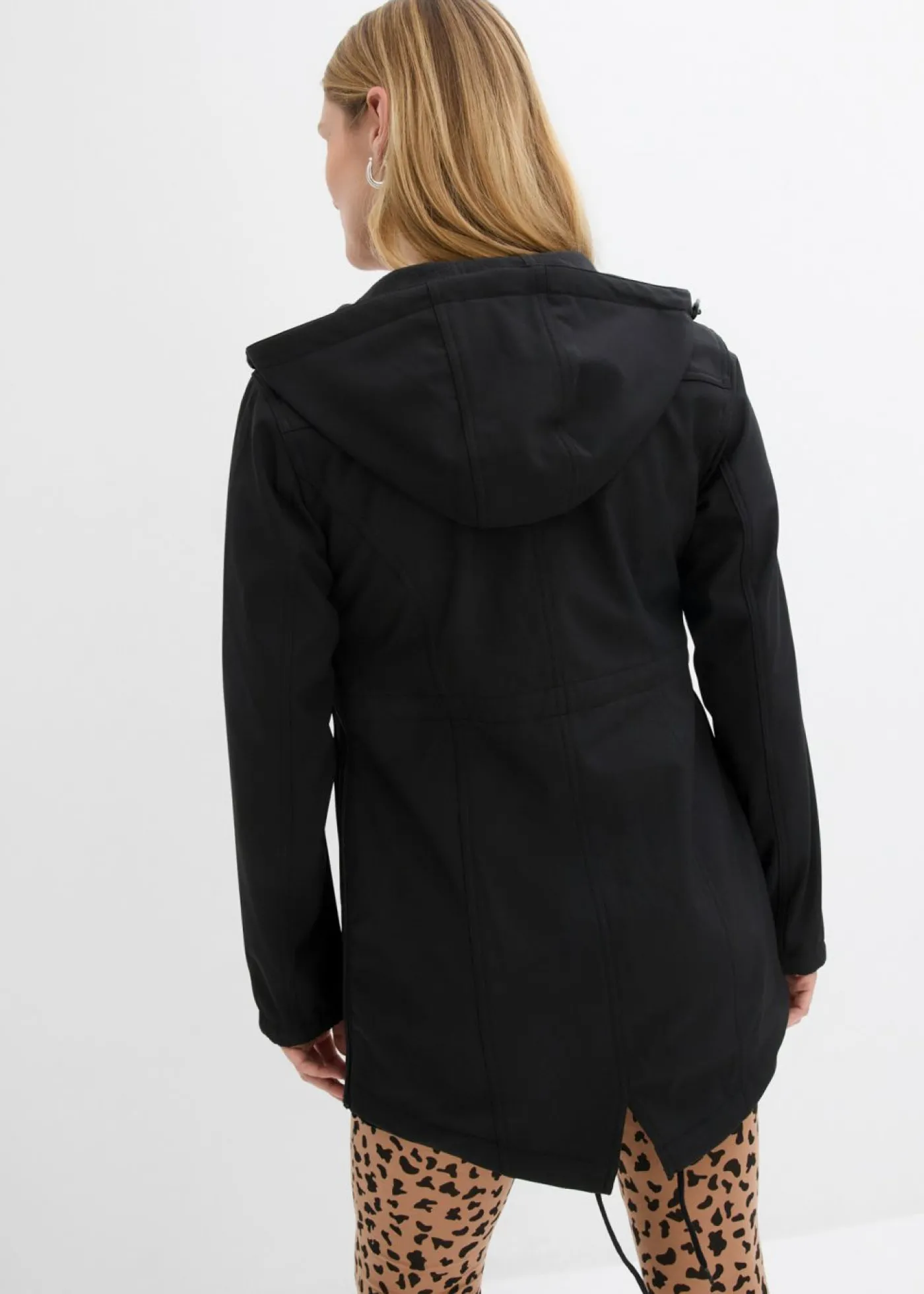 bonprix bonprix Chaqueta softshell de porteo/premamá con ancho regulable Negro Discount