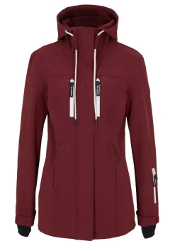 bonprix bonprix Chaqueta softshell repelente al agua rojo avellana New