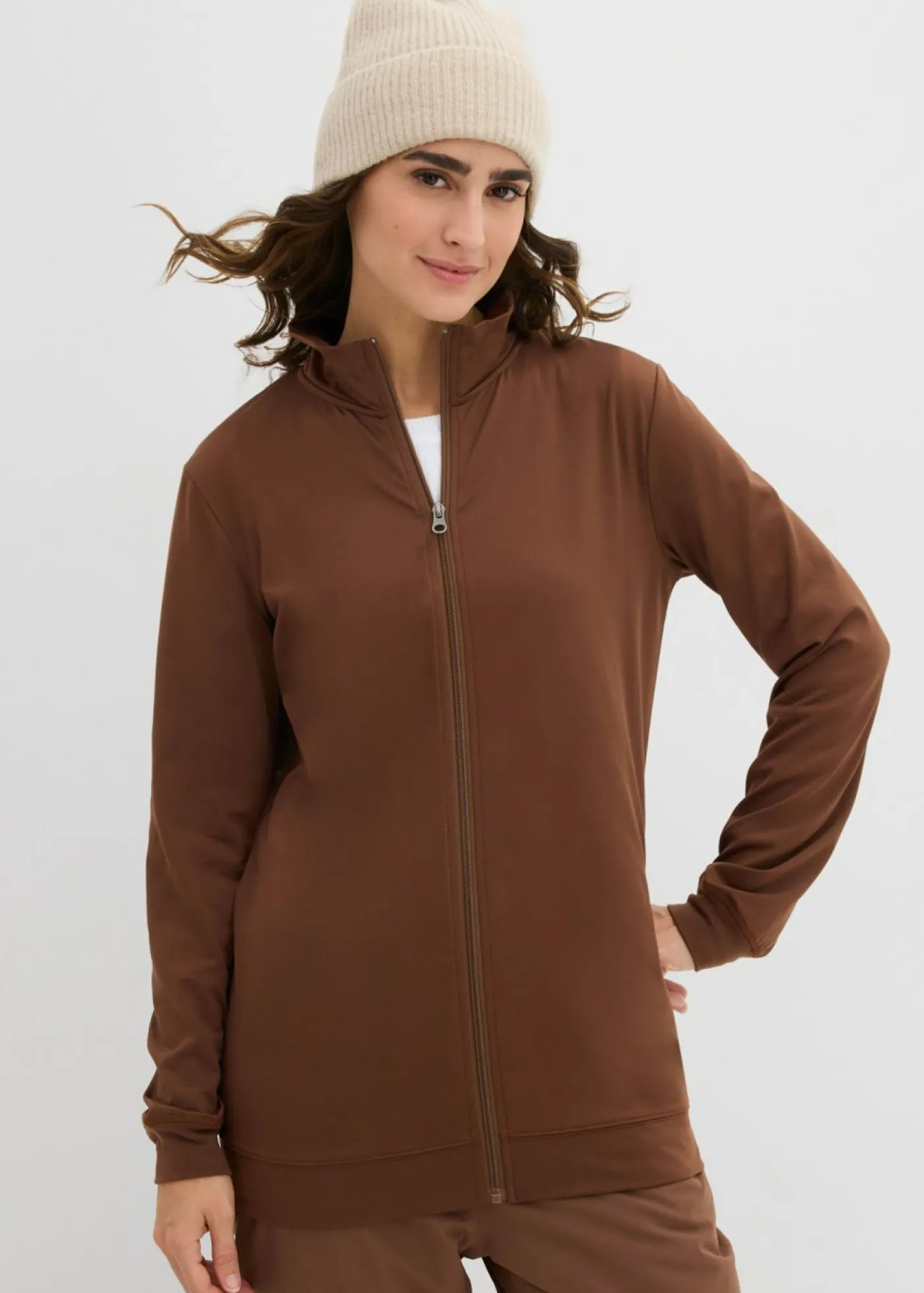 bonprix bonprix Chaqueta térmica Marrón claro