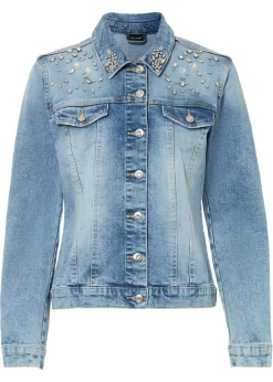 bonprix bonprix Chaqueta vaquera denim azul New