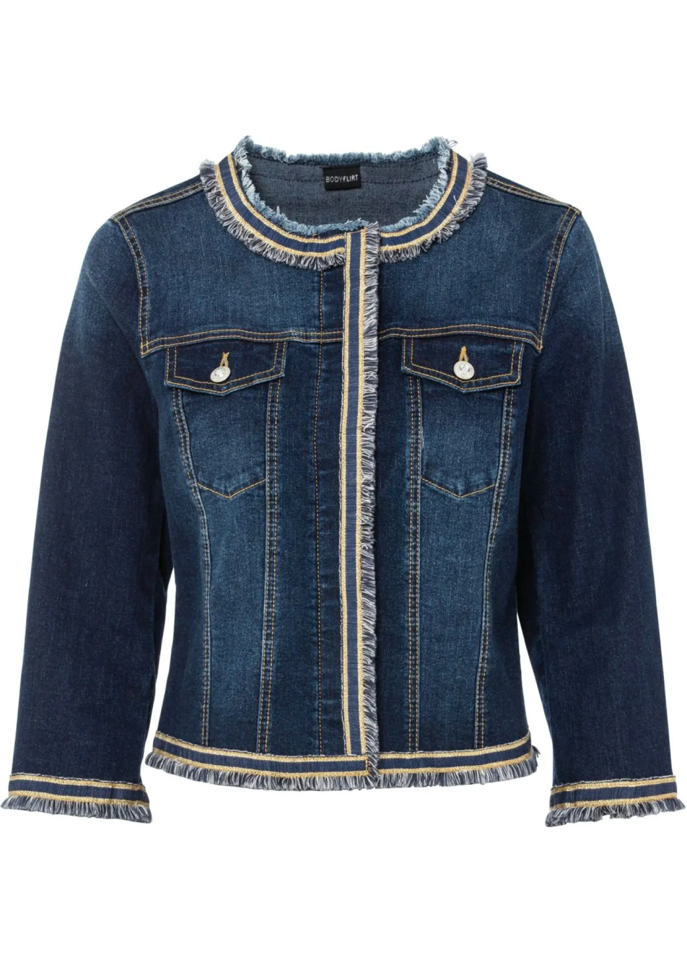 bonprix bonprix Chaqueta vaquera Vaquero oscuro Discount