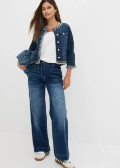 bonprix bonprix Chaqueta vaquera Vaquero oscuro Discount