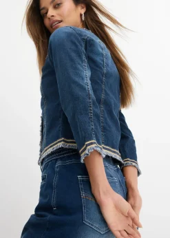 bonprix bonprix Chaqueta vaquera Vaquero oscuro Discount