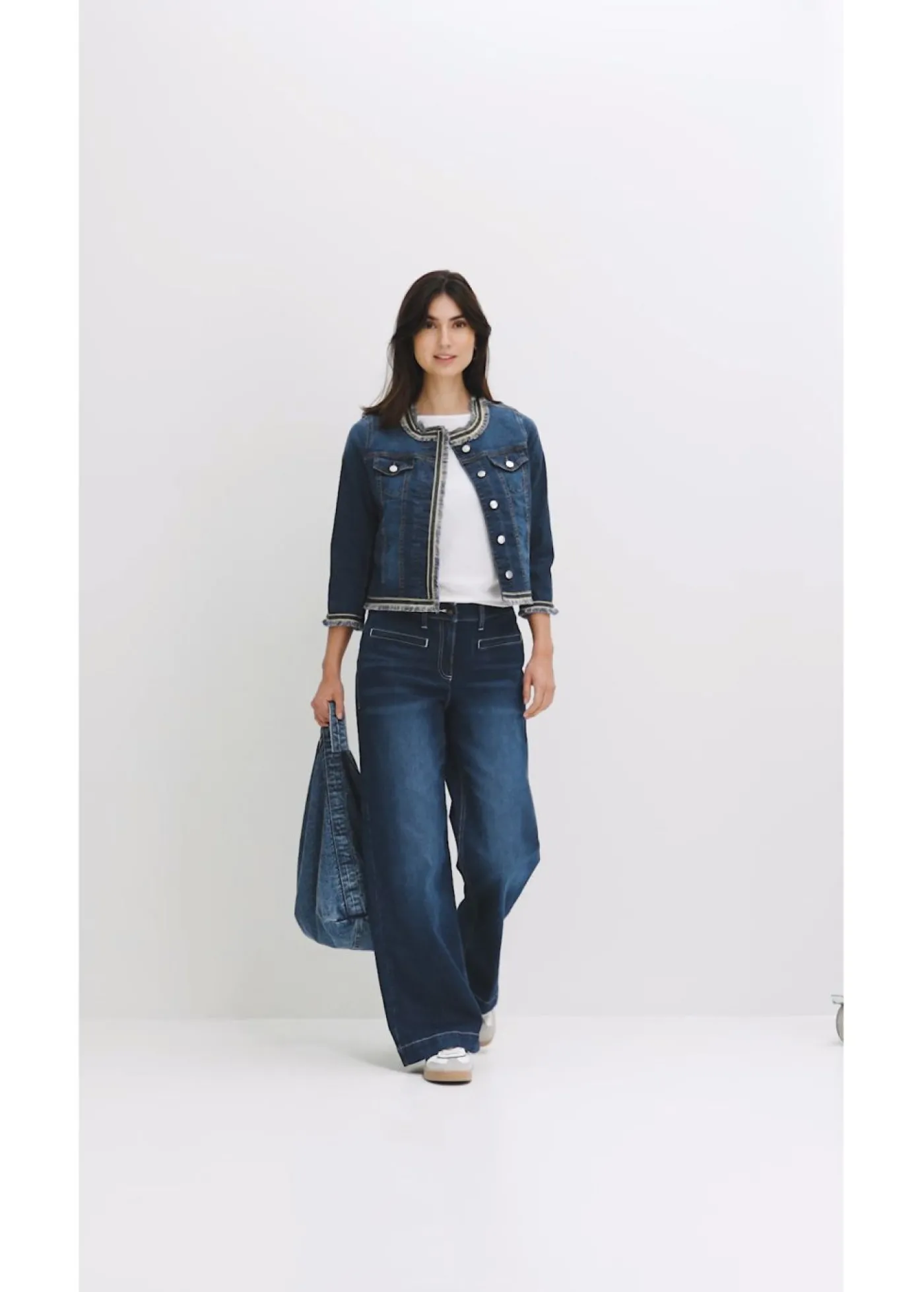 bonprix bonprix Chaqueta vaquera Vaquero oscuro Discount