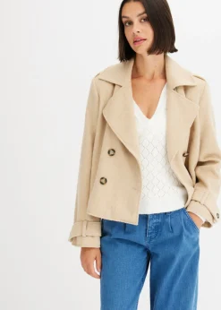 bonprix bonprix Chaquetón marinero Beige Sale