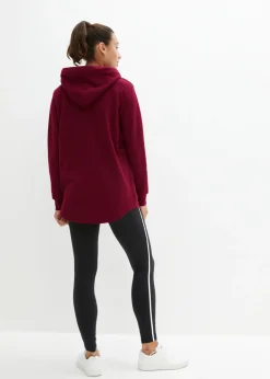 bonprix bonprix Chándal con sudadera larga y leggings (2 piezas) Rojo avellana/negro estampado Best