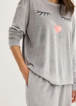 bonprix bonprix Chándal de terciopelo gris sombra New