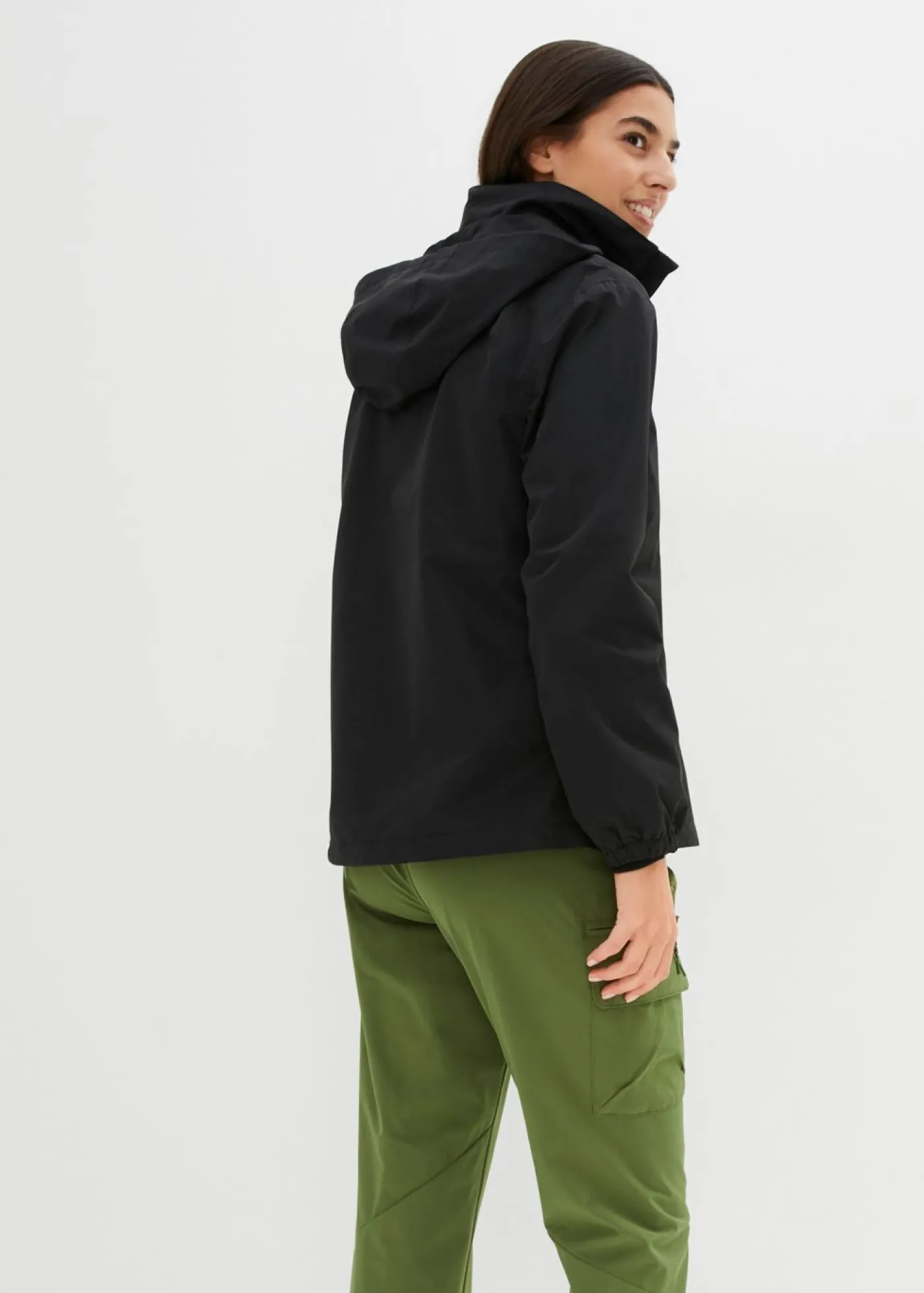 bonprix bonprix Chubasquero ligero Negro Sale