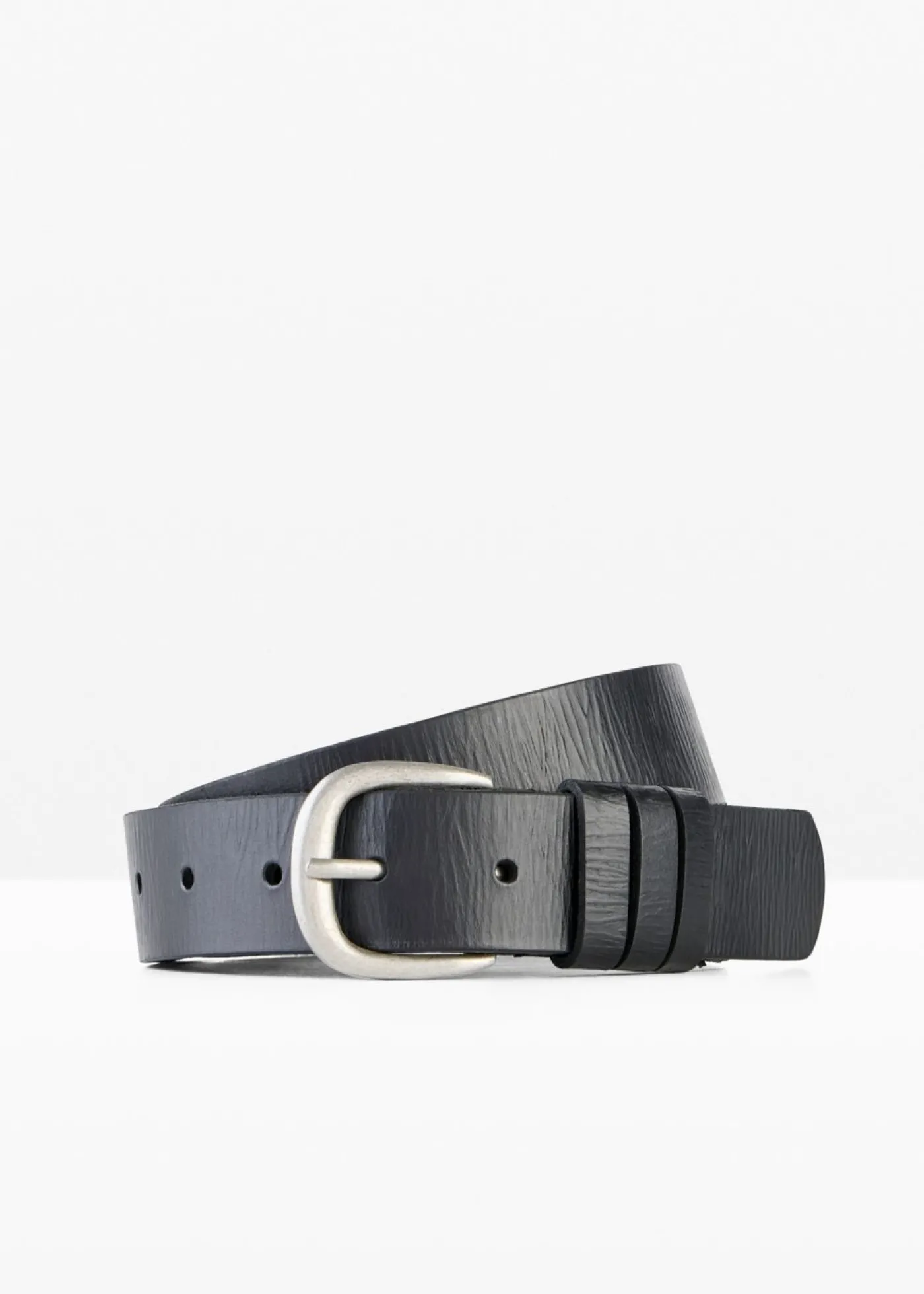 bonprix bonprix Cinturón de cuero Negro
