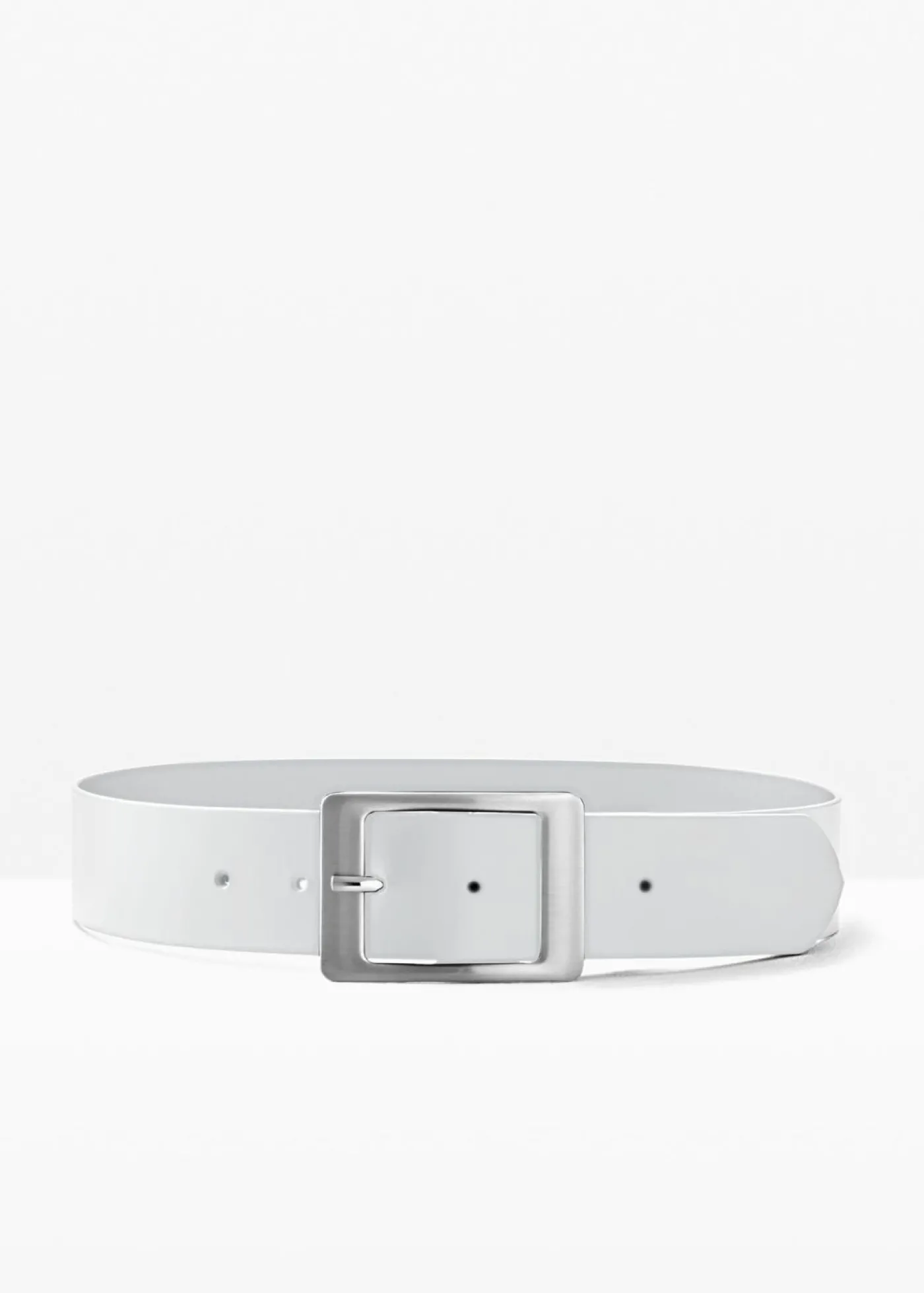 bonprix bonprix Cinturón de cuero Blanco Discount