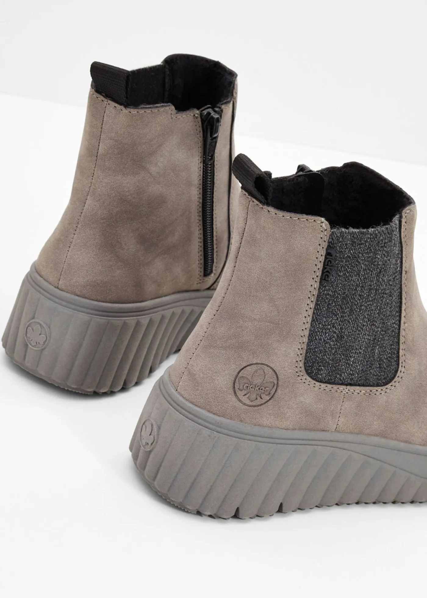 bonprix Rieker Cómodas botas Rieker forradas Gris Sale