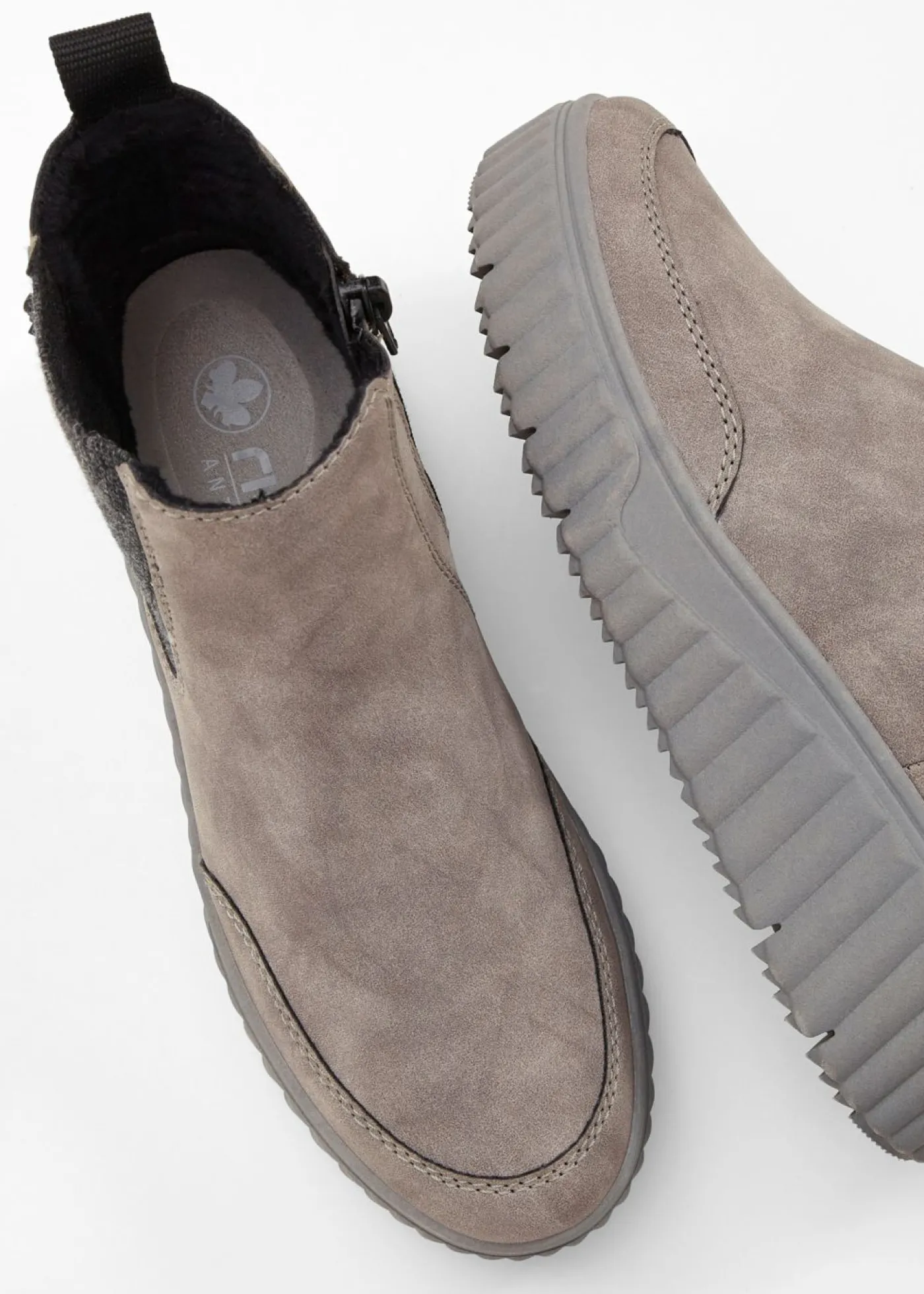 bonprix Rieker Cómodas botas Rieker forradas Gris Sale