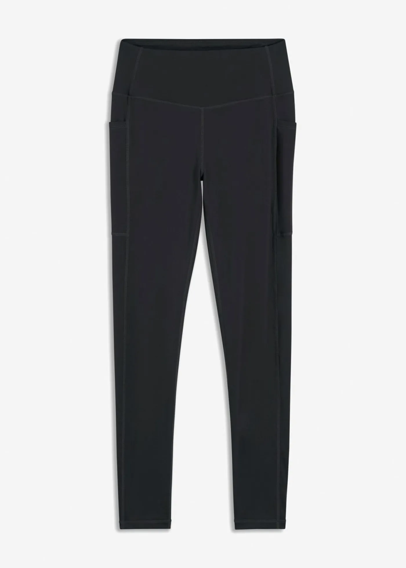 bonprix bonprix Cómodos leggings deportivos con bolsillo para móvil y material de secado rápido Negro Discount