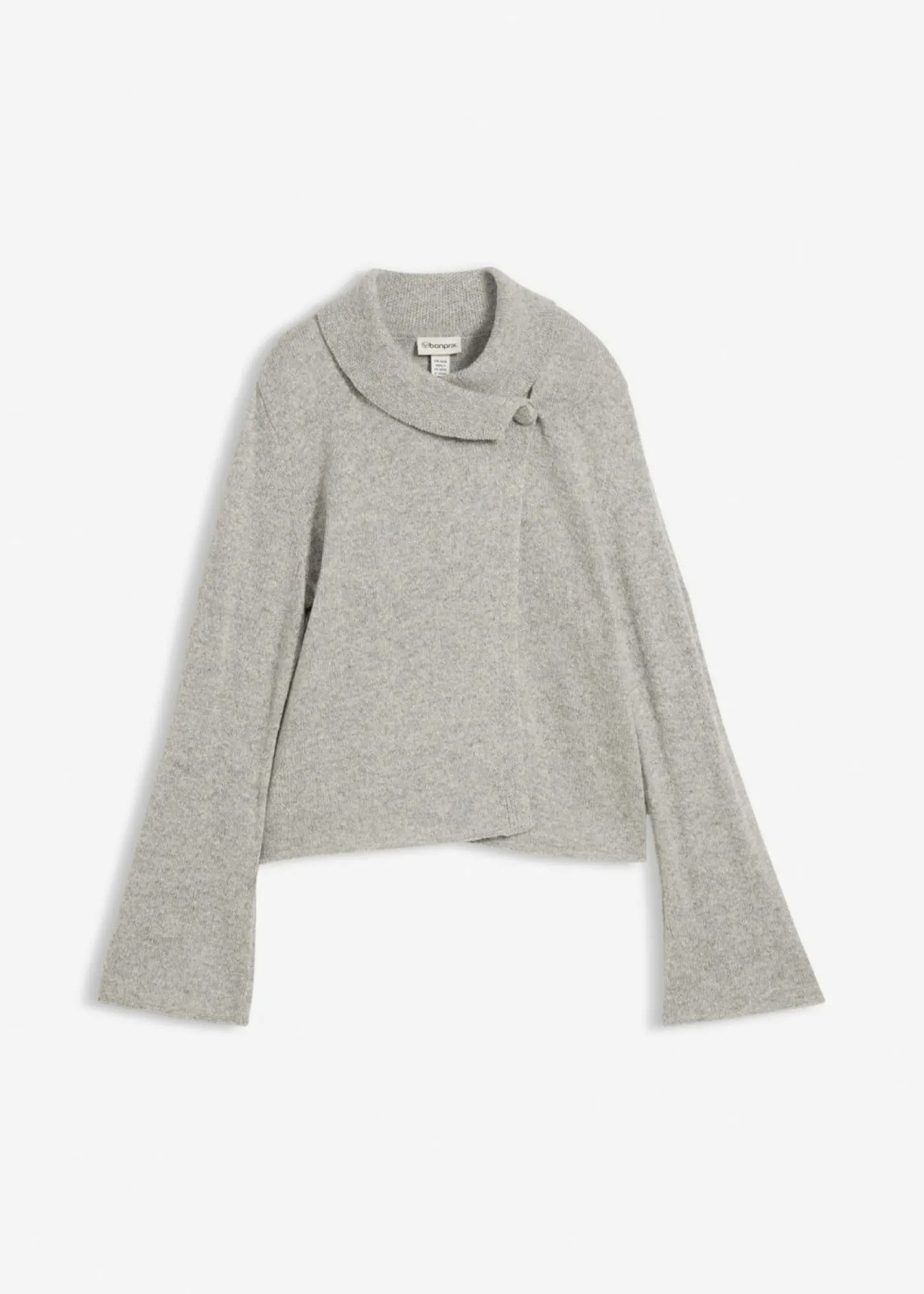 bonprix bonprix Cárdigan Gris claro jaspeado Discount