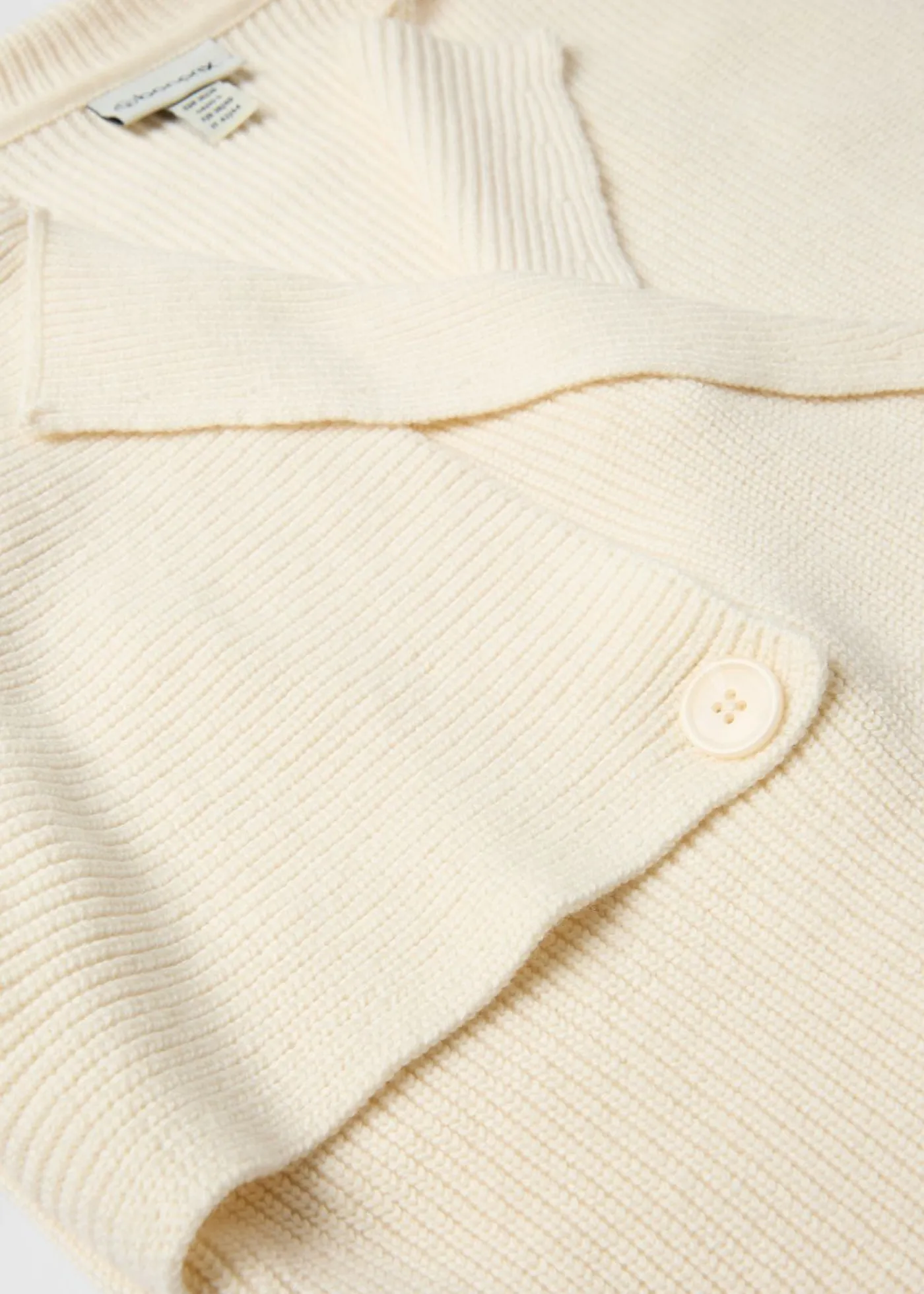 bonprix bonprix Cárdigan con lana Beige natural Best