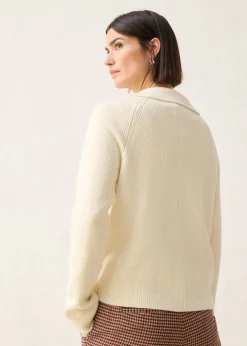 bonprix bonprix Cárdigan con lana Beige natural Best