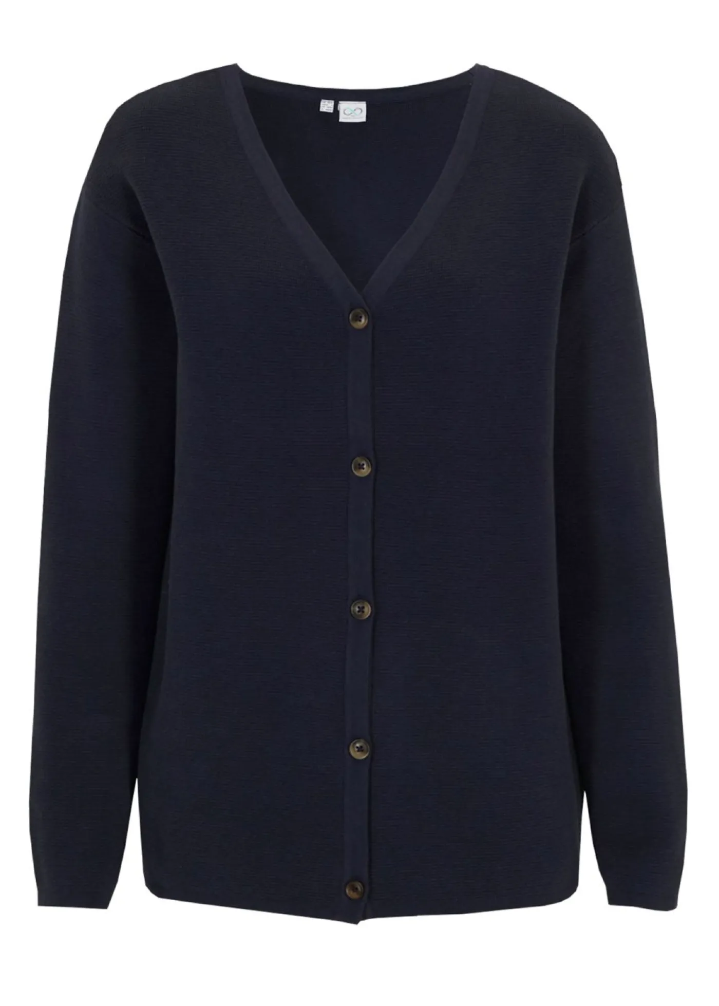 bonprix bonprix Cárdigan Milano de canalé Azul marino Hot