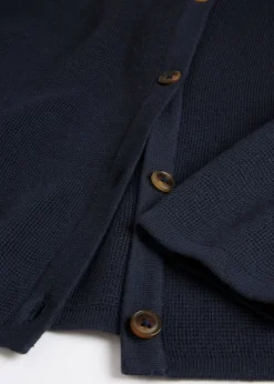 bonprix bonprix Cárdigan Milano de canalé Azul marino Hot