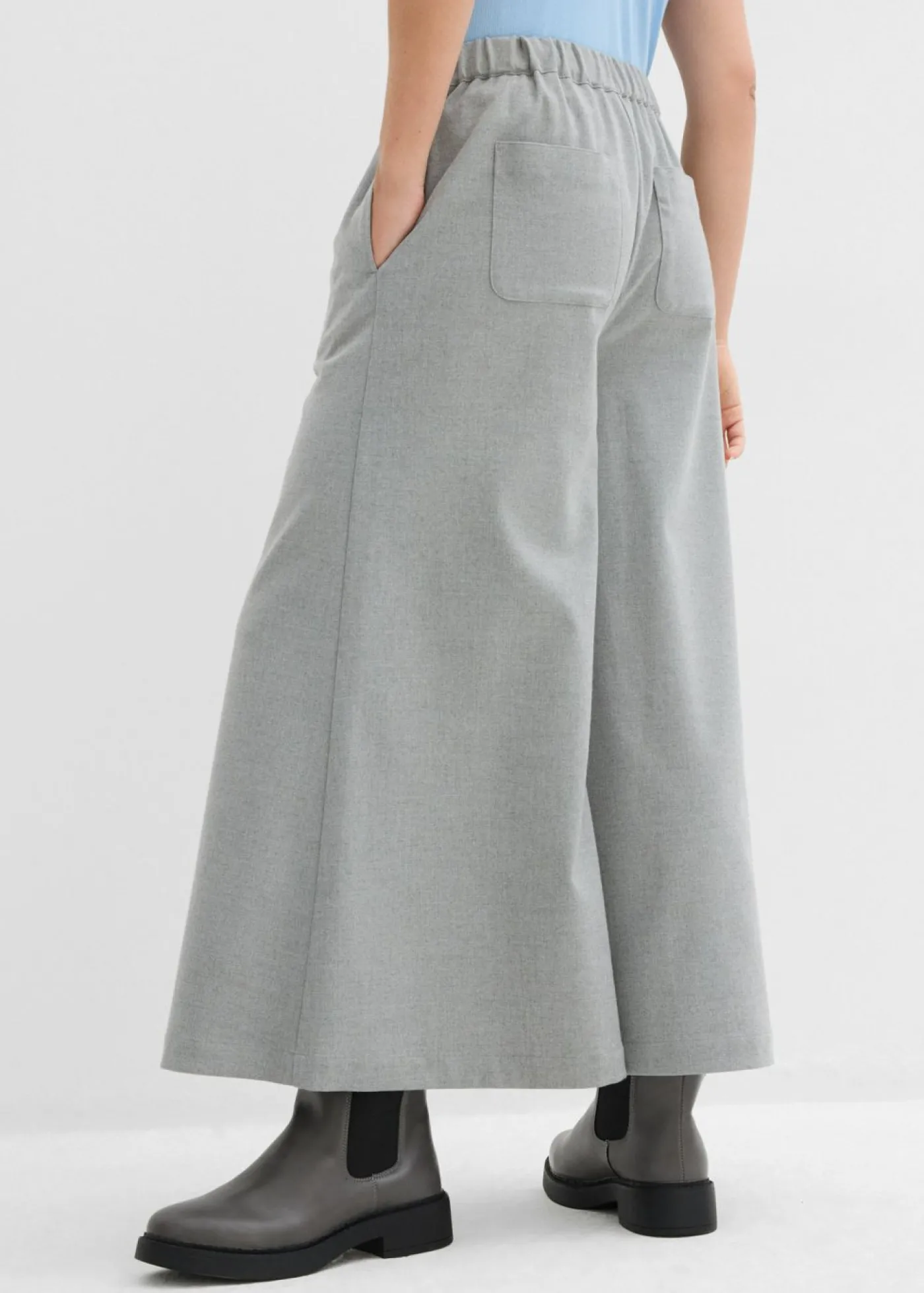 bonprix bonprix Culotte con aspecto de lana Gris sombra moteado Outlet
