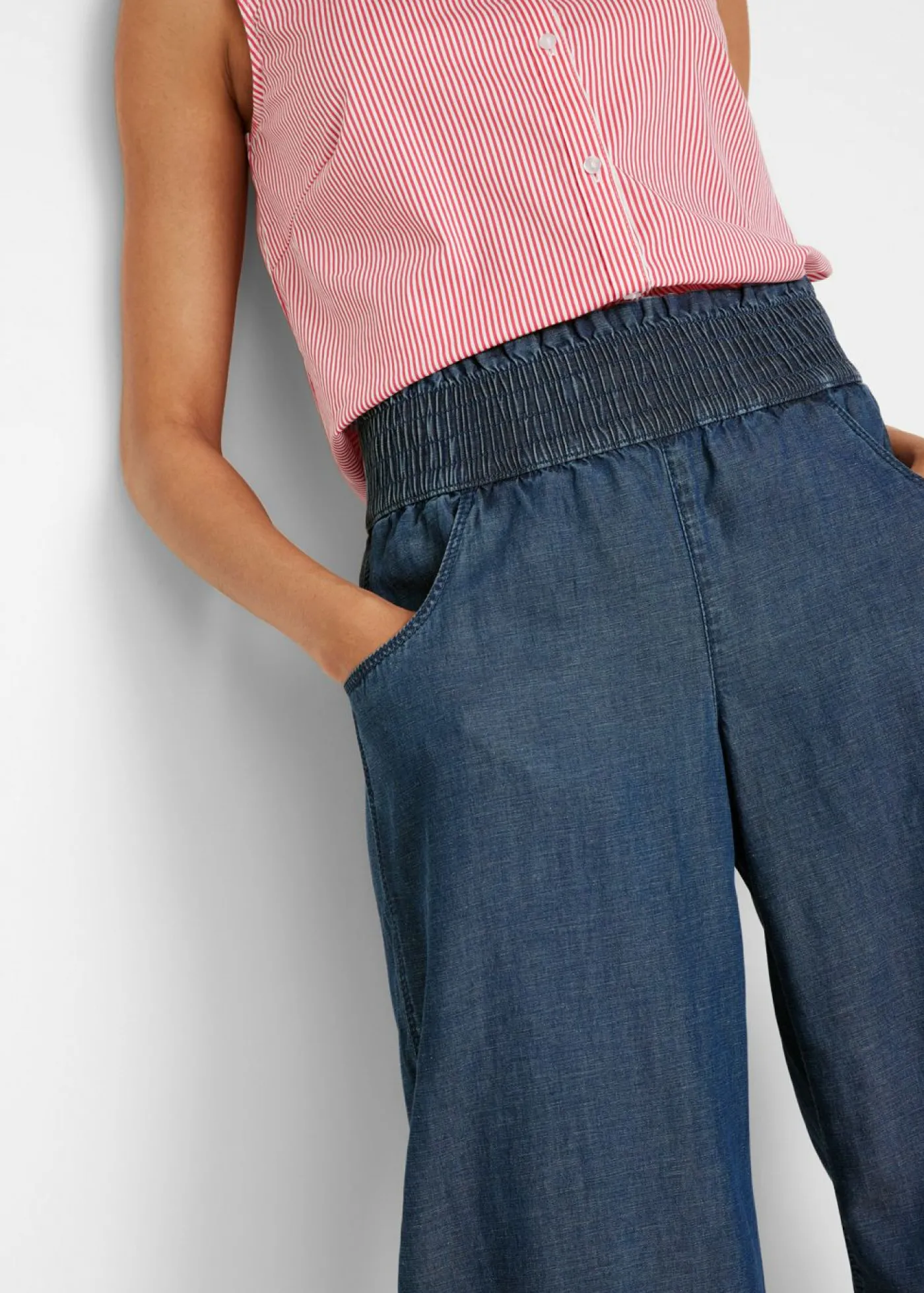 bonprix bonprix Culotte de lyocell Denim Hot