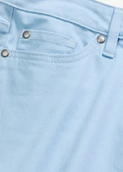 bonprix bonprix Culotte de mezcla de algodón elástico Azul claro New