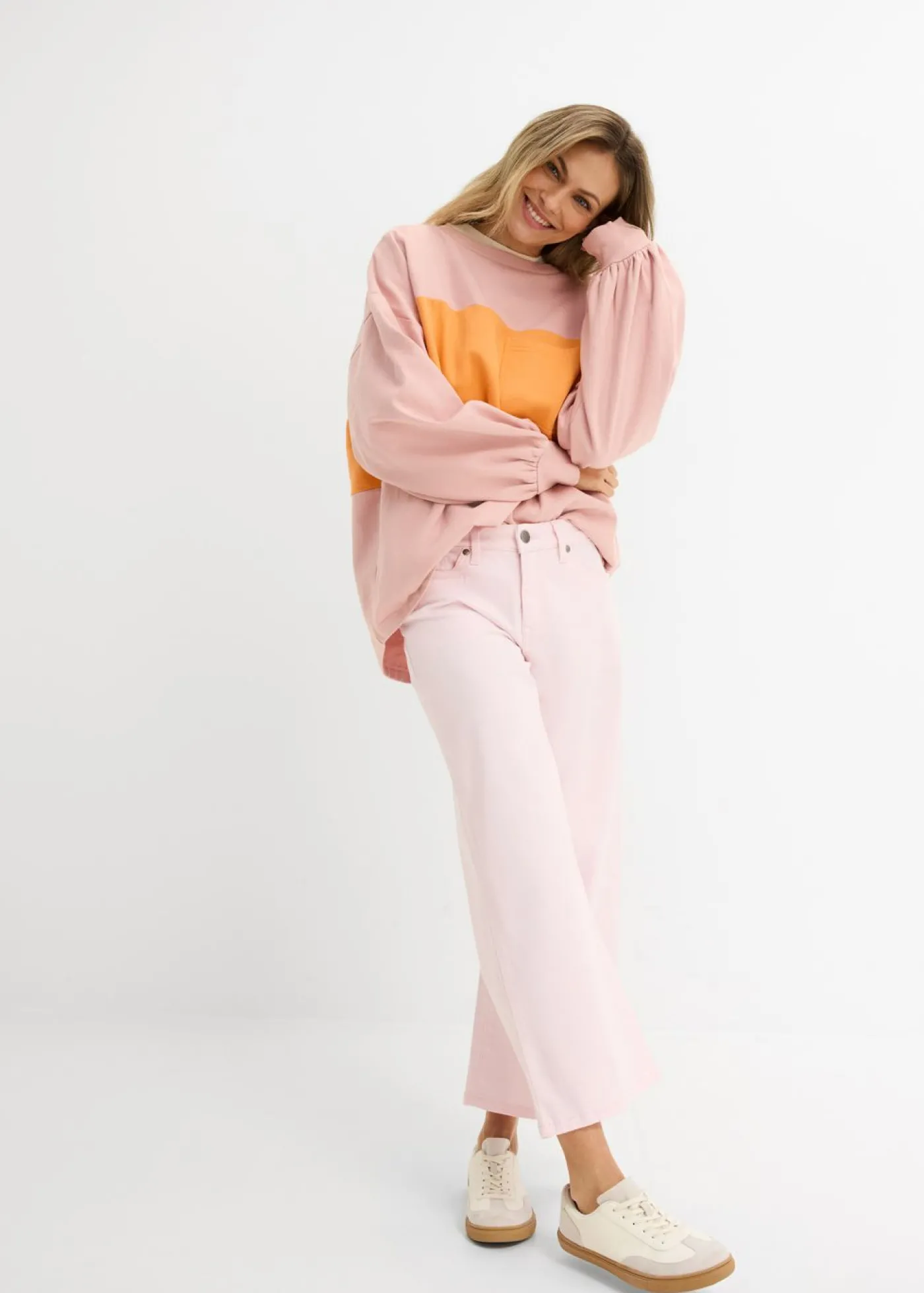 bonprix bonprix Culotte de mezcla de algodón elástico Rosa claro Sale