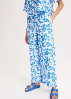 bonprix bonprix Culotte de mezcla de viscosa fluida Blanco Discount