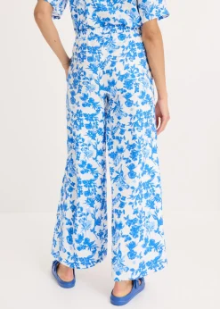 bonprix bonprix Culotte de mezcla de viscosa fluida Blanco Discount