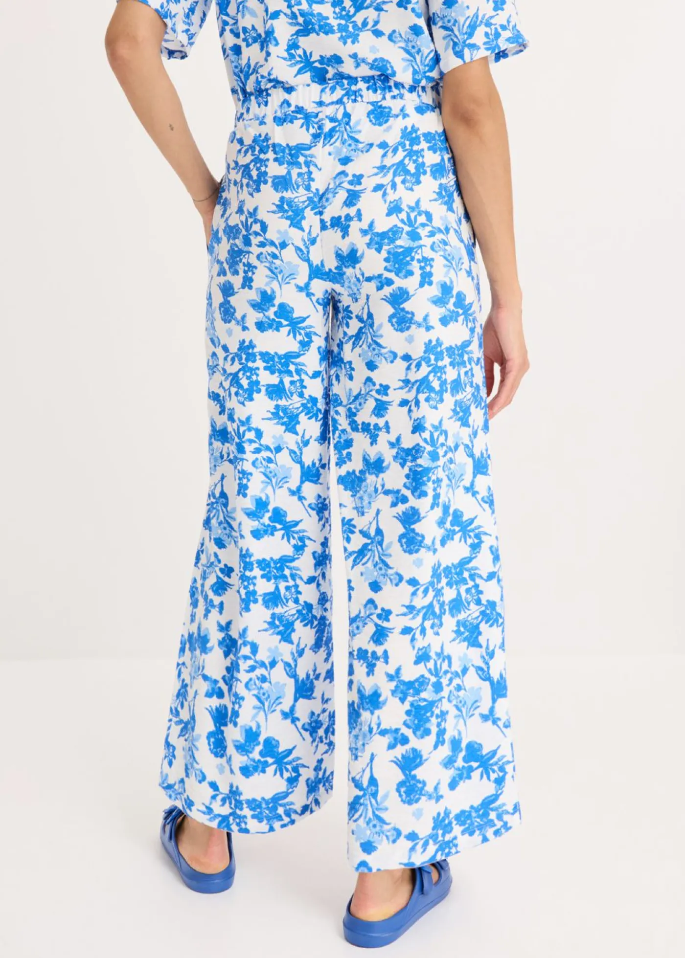 bonprix bonprix Culotte de mezcla de viscosa fluida Blanco Discount