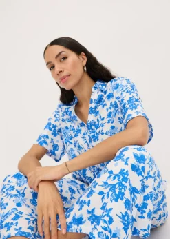 bonprix bonprix Culotte de mezcla de viscosa fluida Blanco Discount