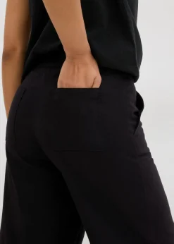 bonprix bonprix Culotte de mezcla de viscosa con cinturilla elástica Negro Best