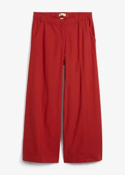 bonprix bonprix Culotte de mezcla de viscosa con cinturilla elástica rojo carmín Online