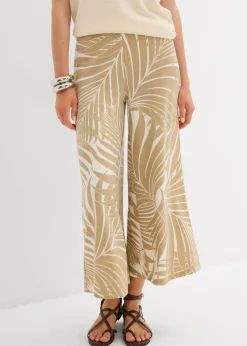 bonprix bonprix Culotte de mezcla de viscosa suave Blanco lana/beige nuevo estampado Clearance