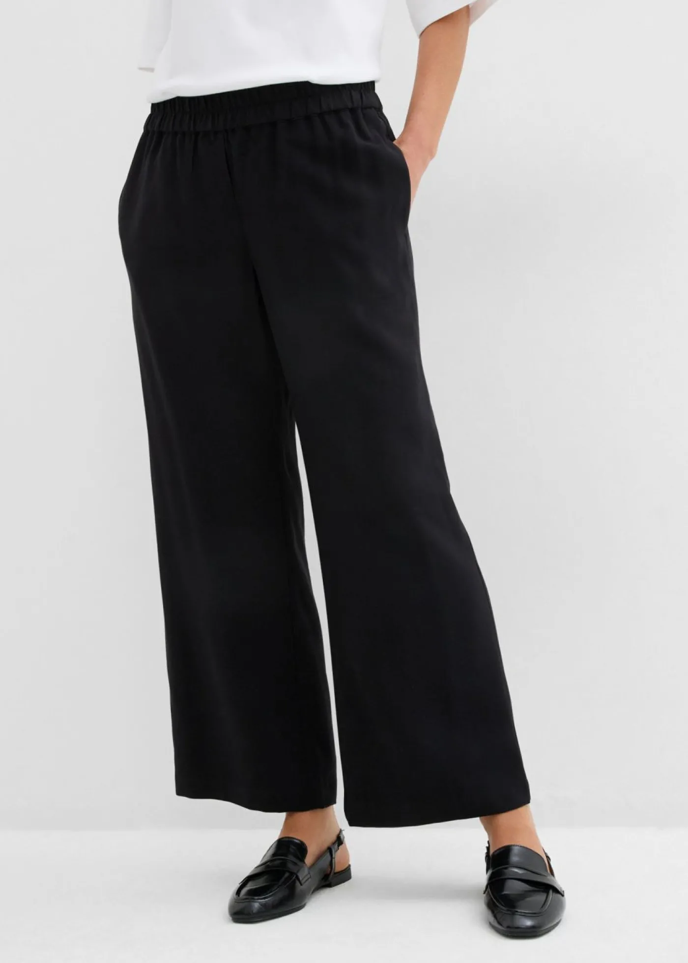 bonprix bonprix Culotte de mezcla de viscosa suave Negro Outlet