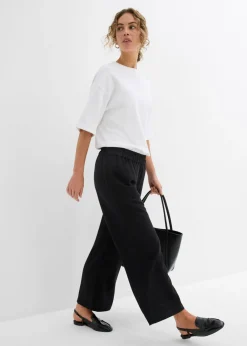 bonprix bonprix Culotte de mezcla de viscosa suave Negro Outlet