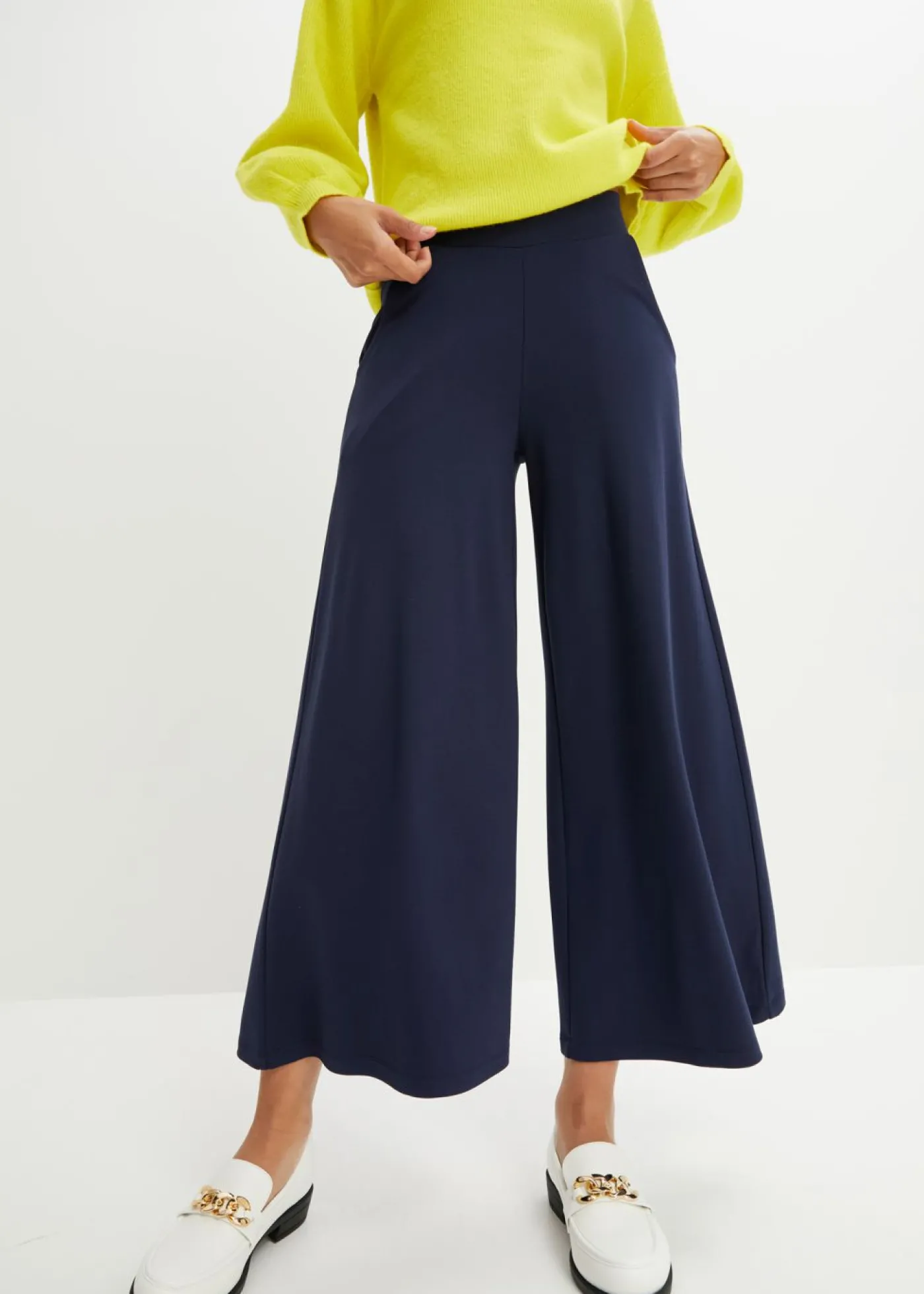 bonprix bonprix Culotte de mezcla de viscosa Azul marino Best