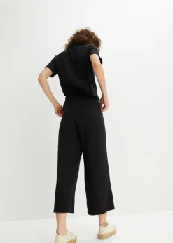 bonprix bonprix Culotte de muselina de algodón Negro Outlet