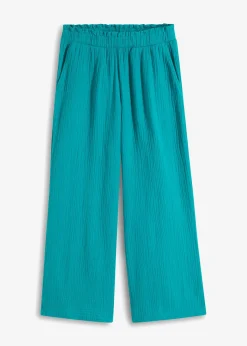 bonprix bonprix Culotte de muselina de algodón Esmeralda Best