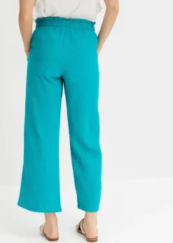bonprix bonprix Culotte de muselina de algodón Esmeralda Best